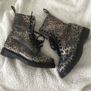 Cheetah Print Doc Martens